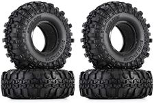 INJORA RC Tires 1.9inch 4Pcs RC Rubber Tyre Set Wheel Tires for 1:10 RC Crawler Axial SCX10 90046 SCX10 III AXI03007 Tamiya CC01 D90 D110