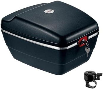 Gerda Fahrradkoffer Fahrrad Box Gepäckträgerkoffer Fahrradtresor inkl. Klingel