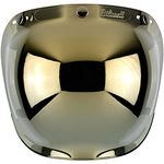 Biltwell Unisex-Adult (BS-GLD-AF-SD) Bubble Shield-Gold Mirror-Anti-Fog, One Size