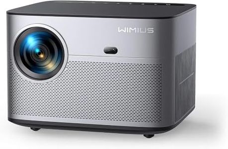 Projector【Auto Focus & Keystone】 WiMiUS 23000 Lumen Portable Projector 4K WiFi6 Bluetooth Full HD 1080P Projector Home Theater/Outdoor,300'' Display Video Projector for iOS/Android/PS5/TV Stick/HDMI