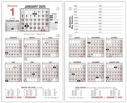 AT-A-GLANCE 2025 Desk Calendar Refi