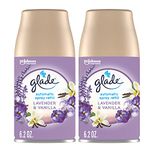 Lavender Vanilla , 12.4 Ounce : Glade Automatic Spray Air Freshener, Lavender Vanilla, 2count, 12.4 Ounce