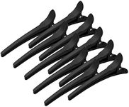 WANBY Hair Clips 12Pcs Black Durabi