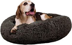 Modern Soft Plush Round Pet Bed for Cats or Small Dogs, Mini Medium Sized Dog Cat Bed Self Warming Autumn Winter Indoor Snooze Sleeping Cozy Kitty Teddy Kennel