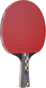 JOOLA Carbon Pro Professional Ping Pong Paddle - Racket with Carbonwood Technology & Red/Black JOOLA 4 You Rubber - Table Tennis Racket Designed for Speed