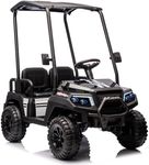 NEWQIDA 24V Golf Cart for Kids Batt