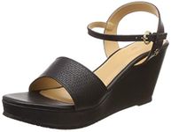 BATA mens FINN SANDAL Black Heeled Sandal - 4 UK (7616904)