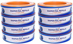 ChoiceRefill Compatible with Diaper Genie Pails, 8-Pack, 2160 Count