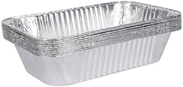 DONSIQIZZ Drip Pans for Char Broil the Big Easy Oil-less Turkey Fryer 2425514W12, Disposable Heavy Duty Aluminum Foil Grease Tray Liner for Charbroil Grill, 10 Pack