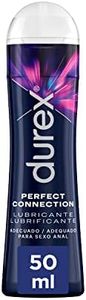 Durex Perfect Connection Lubricante de Base Silicona, Lubricación Duradera, Adecuado también para Sexo Anal, 50 ml