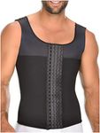 M&D 0060 Body Shaper Compression Shirt for Men | Faja Camisilla de Hombres Black