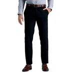 Louis Raphael Men's Slim Fit Stretch Premium Gabardine Dress Pant, Black, 34W x 30L