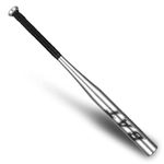 Baseball Bat Aluminium Alloy Rocker for Softball Lightweight Bat Outdoor Sports Youth Adult Training Practise (25, Silver Baseball Bat)