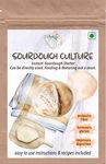 Alla's Posh Flavors Sourdough Starter Culture | Active | Instant | Direct Use | Easy-to-Use Instructions Included | For 10 kg Flour (500 Grams Bulk)