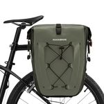 ROCKBROS Bike Panniers Waterproof Bike Rear Rack Bag Max 30L Large Capacity Bike Rear Pannier for Cycling Traveling Commuting