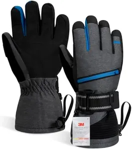 YTVG Winter Gloves for Men&Women, Waterproof Ski Gloves with 3M Thinsulate for Snowboarding Cycling Hiking and Outdoor Work
