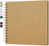 Yopih 8 x 8 Inch Hardcover Kraft Bl