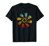 Acoustic Guitar Picks T Shirt Gifts Love Music Design Men T-Shirt