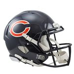 Riddell NFL Chicago Bears Full Size Replica Speed Helmet, Medium, Blue