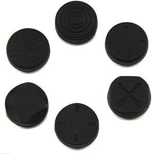 1 set di tappi per joystick in silicone analogico per PS Vita PSVita PSV 1000 2000 (nero)