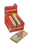 Pest-Stop Little Nipper Rat Trap - Wooden Traps for Indoors - Durable Reusable Snap Traps - Rat Trap for Rodent Control - Rattraps for Home and Office - Contains 6 Loose Traps