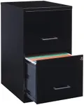 Lorell 14341 18 Deep 2-Drawer File 