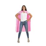 Everfan Adult Polyester Satin Superhero Cape (Pink)