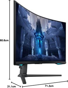 Samsung Odyssey Neo G7 32" 4K Gaming Monitor – UHD, Curved Display
