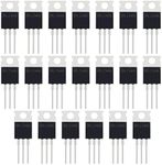 ECSiNG 20PCS IRLZ34N MOSFET Transistor N-Channel ESD Rated TO-220 30A 55V 3Pin International Rectifier Power for Electronic Switch Controllable Rectifier