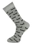 Mysocks Ankle Socks Multi Design Moustache