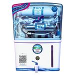 Aquafix Grand Premium 4x filter technology RO Water Purifier with Bio Copper Zinc Alkaline Filtration and RO, UV, UF, TDS Adjuster, 12 Liter, Best for Home and Offices