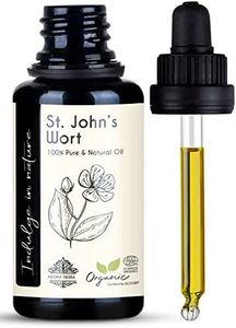 Aroma Tierra St. John's Wort Oil (St John Wort) - 100% Pure & Organic - For Muscle Nerve Pain, Scars, Irritated Skin, Brusie, Sunburn - 30ml