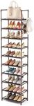 LANTEFUL 10 Tiers Tall Shoe Rack 20