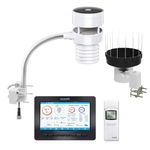 ECOWITT HP2553BH Weather Station Indoor Outdoor, Includes WS80 Outdoor Sensor Array, WH40BH Rain Gauge Sensor, and HP2550 TFT Display Console, 915 MHz