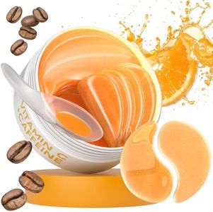 BLOOMORA Patch Yeux Anti Cernes - Masque Yeux avec Vitamine C et Caféine, Patch Anti Cernes, Eye Mask pour éclaircir et l'hydratation (30 paires)