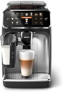 Philips Series 2300 Fully Automatic Espresso Machine - 4 Hot Drinks, Fast Clean, 40% Quieter SilentBrew, Aquaclean Filter, Matte Black (EP2330/10)