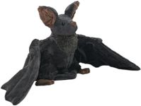 Enivtfz Goth Bat Plush weighted stuffed animals,12”Creepy Large Bat Toys Lifelike Bats Plushie Doll Gothic Bat Soft Hugging Plush for Halloween Easter Christmas Valentines Birthday Gift