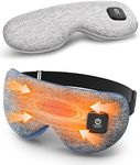 Heated Eye Mask - Cordless Eye Mask for Dry Eyes, Eye Relief, Improved Sleep, Washable Eye Heating pad for Travel and with Replaceable Shell