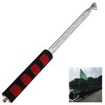 SING F LTD Portable Extendable Handheld Windsock Telescopic Flag Pole Ferula Pointer 2M