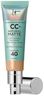 IT COSMETICS, CC+ Crème Natural Matte SPF 40, Haute Couvance et Contrôle de Brillance, Peaux Mixtes à Grasses, Avec Sérum Équilibrant à l'Acide Hyaluronique, Your Skin But Better, Medium Tan, 32 ml