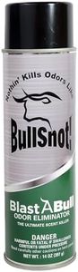 BullSnot BlastABull Odor Eliminator – Powerful Car & Home Smell Neutralizer. Eliminates Pet, Food, Tobacco, and Mold Odors. Safe for Carpets, Upholstery, Fabrics. Made in the USA.