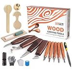 Wood Carving Kit 22PCS Wood Carving
