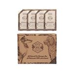 Crate 61 Organics, Unscented 4-Pack, All Natural Cold Process Pet Dog Shampoo Bar. pH Balanced, 100% Plant Based. Plastic Free (Unscented)