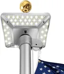 Flag Pole Light Solar Powered with 320 Ultra Bright LEDs -Premium Solar Flag Light, Solar Flag Pole Light, Solar Flagpole Light for Outdoor Use, Solar Light for Flag Pole, Durable Flagpole Solar Light