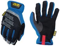 Mechanix Wear: FastFit Work Glove with Elastic Cuff for Secure Fit, Performance Gloves for Multi-Purpose Use, Touchscreen Capable Safety Gloves for Men (Blue, X-Large)