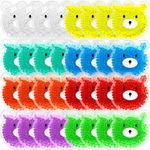 TrelaCo 32 Pieces Boo Boo Ice Packs Reusable for Injuries Hot and Cold Ice Packs with Fun Bear Ice Packs for Injuries Wisdom Teeth Colic Pain Fever Headaches, 8 Colors
