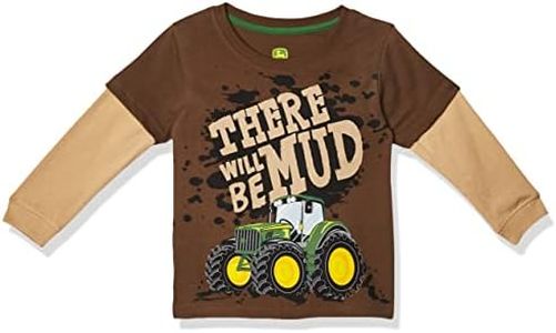 John Deere Little Boy Long Sleeve Tee Brown