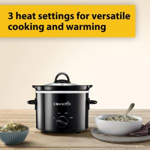 Crock-Pot 1.8L Slow Cooker – Black