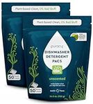 Puracy Dishwasher Pods, Natural Dishwasher Detergent, Free & Clear Dish tabs - Enzyme-Powered, Spot & Residue Free - TikTok Trend Items, Must Haves from TikTok Made Me Buy It (Free & Clear, 100 Count)