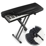 Xcellent Global Piano Keyboard Dust Cover for 61-Key Keyboard with Elastic Cord HG269